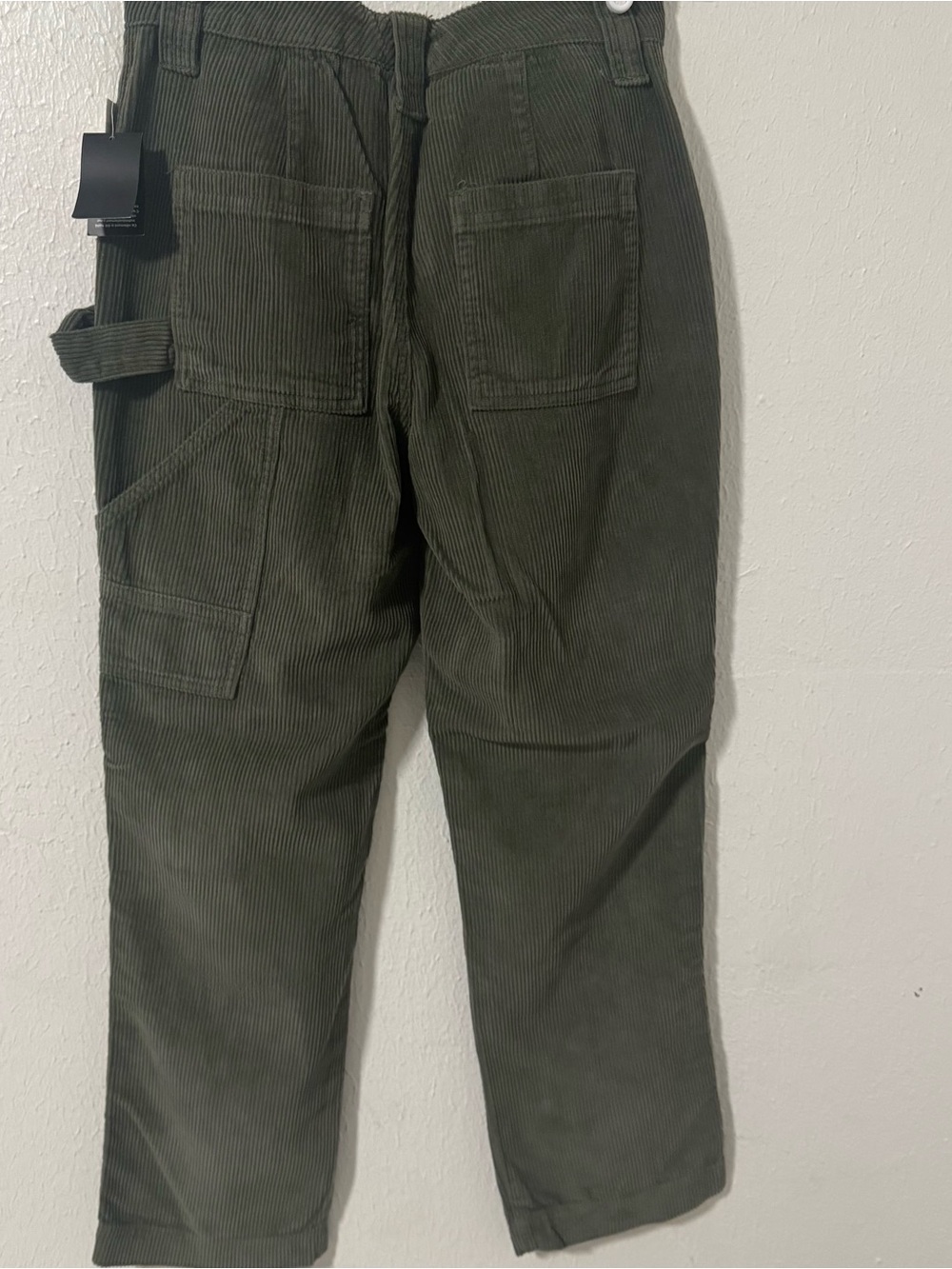 Celebrity Pink Juniors 3/26 Carpenter Corduroy High Rise Straight-Leg Pants NWT - Picture 5 of 13